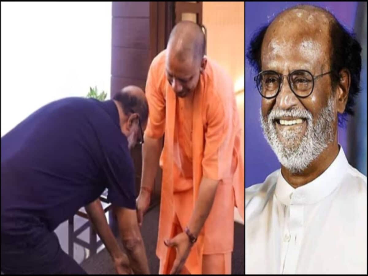 सुपरस्टार रजनीकांत ने क्यों छुवे सीएम योगी के पैर , तस्वीरों के वायरल होने पर बढ़े विवाद पर अभिनेता ने दिया बड़ा बयान।