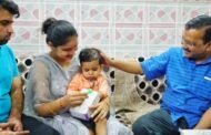 साढ़े 17 करोड़ के इंजेक्शन से बची दिल्ली के कनव की जान ,क्राउड फंडिंग के जरिये आप पार्टी ने जुटाए पैसे।