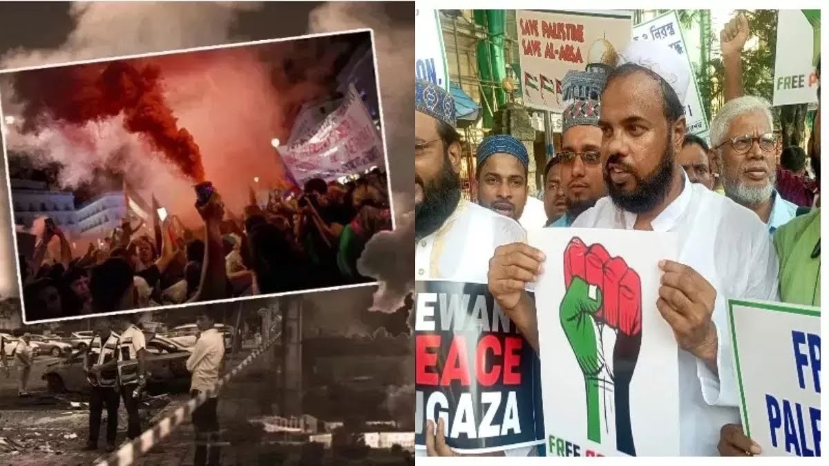 मुंबई में फिलिस्तीनियों के लिए जुमे की नमाज़ में दुवाये ,फिलिस्तीन ज़िंदाबाद तो इज़रायल मुर्दाबाद के लगे नारे... भारत से विदेश नीति में बदलाव की उठी मांग।