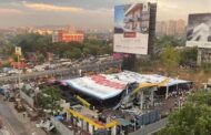 मध्य रेलवे ने 4 विशाल होर्डिंग हटा दिए जबकि 14 का आकार छोटा कर दिया