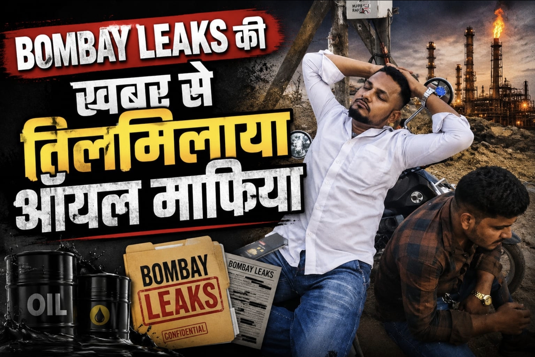 खबर लिखने पर तिलमिलाया ऑयल माफिया , लगाए फर्जी आरोप