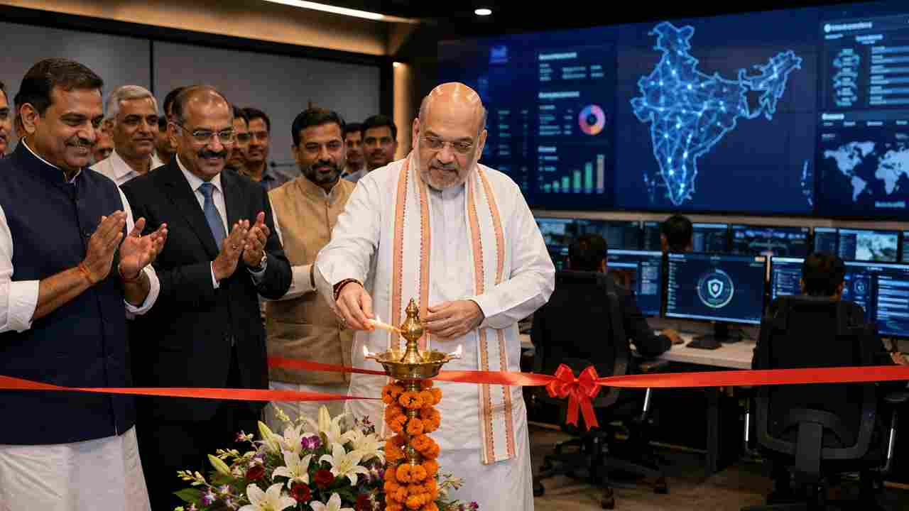Amit Shah Inaugurates NUCFDC Office - मुंबई में अमित शाह ने किया NUCFDC के नए कार्यालय का उद्घाटन, अर्बन कोऑपरेटिव बैंकों के लिए सुरक्षा संचालन केंद्र किया लॉन्च