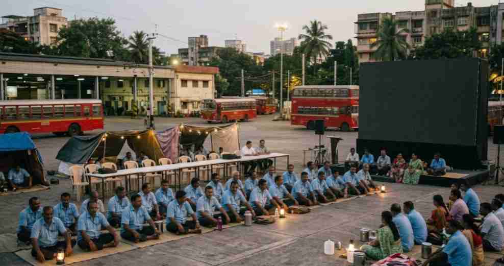 BEST Workers Hunger Strike - मुंबई में बेस्ट कर्मचारियों का बेमुदत अनशन शुरू वेतन समझौते और प्रलंबित मांगों को लेकर आर-पार की लड़ाई