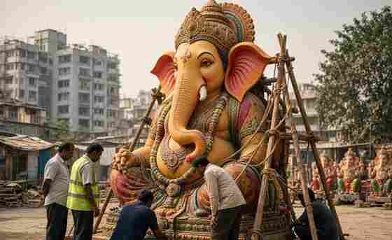 Mumbai Ganesh Idol Fitness Certificate - भुलेश्वर हादसे के बाद बीएमसी सख्त मुंबई में बड़ी गणेश मूर्तियों के लिए स्ट्रक्चरल फिटनेस सर्टिफिकेट अनिवार्य