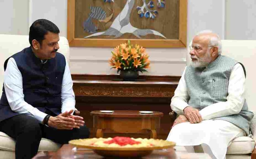 Devendra Fadnavis Meets Narendra Modi - मुख्यमंत्री देवेंद्र फडणवीस ने नई दिल्ली में प्रधानमंत्री नरेंद्र मोदी से की मुलाकात महाराष्ट्र के विकास ढाँचे पर हुई चर्चा