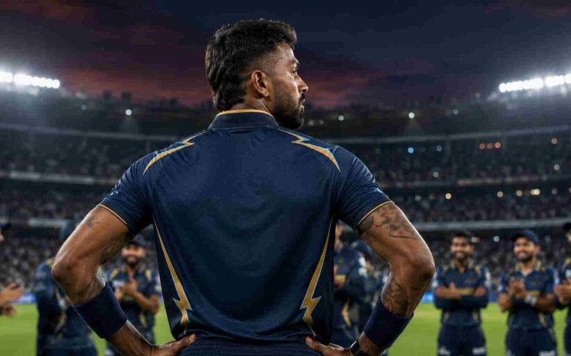 Hardik Pandya Retained As GT Captain - हार्दिक पांड्या ही रहेंगे गुजरात टाइटंस के कप्तान फ्रेंचाइजी ने कप्तानी में बदलाव की अफवाहों पर लगाया विराम
