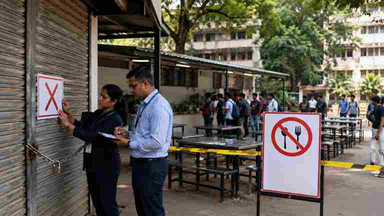 IIT Bombay Canteens Shut - आईआईटी बॉम्बे के 2 हॉस्टल मेस पर खाद्य नियामक की गाज, बिना लाइसेंस चलाने पर काम रोकने का नोटिस