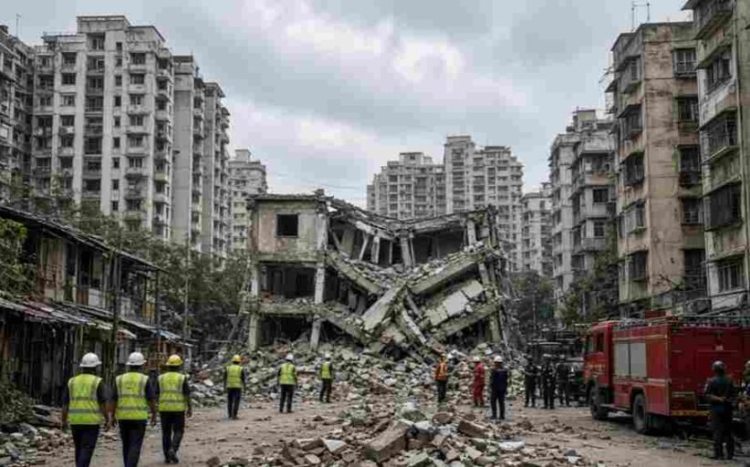 Malad House Collapse - मुंबई के मालवणी में भरभराकर गिरी दो मंजिला इमारत, मलबे में दबे लोगों को निकालने के लिए रेस्क्यू ऑपरेशन शुरू