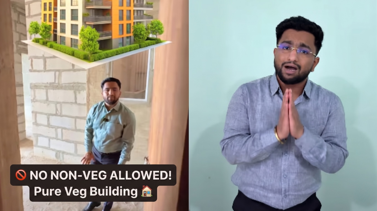 Mumbai Flat Non-Vegetarian Controversy: मुंबई फ्लैट मांसाहारी विवाद: ताड़देव में 6.5 करोड़ के फ्लैट पर 'नो नॉन-वेज' की शर्त, इंटरनेट और राजनीति में मचा बवाल