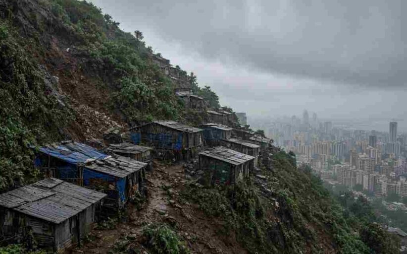 Mumbai Landslide Hotspots Survey - मुंबई में 32 लैंडस्लाइड हॉटस्पॉट का हुआ सर्वे मानसून में अधिकांश पहाड़ी बस्तियों पर बना हुआ है गंभीर खतरा