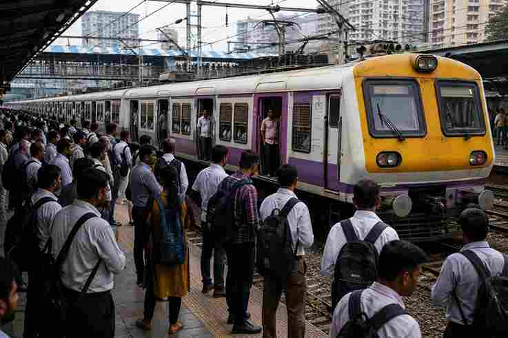 Mumbai Local Train Disruption - मालाड स्टेशन के पास रेलवे ट्रैक पर घुसा अज्ञात व्यक्ति, वेस्टर्न रेलवे की सेवाएं प्रभावित