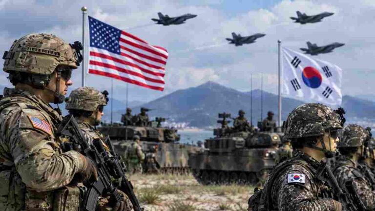 US South Korea Drills - US-South Korea Military Drills Begin as Trump Says 'Not Happy' and Orders Scale-Back
