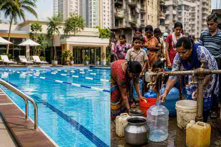 Mumbai Water Cut Controversy - मुंबईकरों के लिए पानी की कटौती जारी लेकिन स्विमिंग पूलों के लिए बीएमसी ने बहाल की जल आपूर्ति बढ़ा विवाद