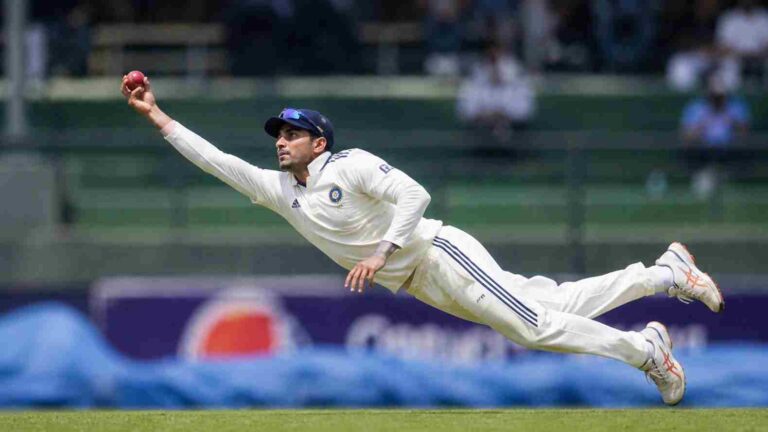 Shubman Gill One Handed Catch - Shubman Gill Takes Stunning One-Handed Catch to Dismiss Kamindu Mendis in Galle Test