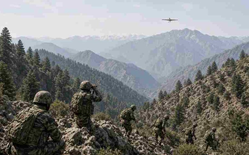 Suspected Pakistan Drone Poonch - पुंछ में एलओसी के पास फिर मंडराया पाकिस्तानी ड्रोन अलर्ट पर सुरक्षा बल  हथियारों और नशीले पदार्थों की तलाश में बड़ा सर्च ऑपरेशन शुरू