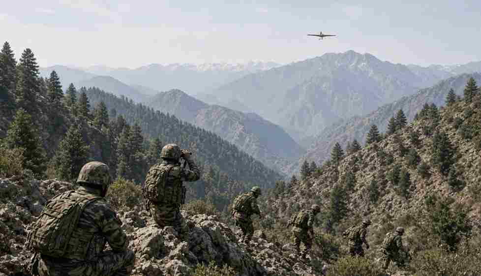 Suspected Pakistan Drone Poonch - पुंछ में एलओसी के पास फिर मंडराया पाकिस्तानी ड्रोन अलर्ट पर सुरक्षा बल  हथियारों और नशीले पदार्थों की तलाश में बड़ा सर्च ऑपरेशन शुरू