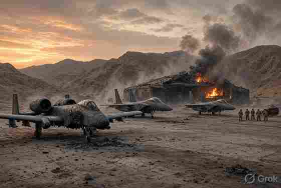 Iran Missile Strike Jordan US Airbase - पांच ईरानी तेल टैंकरों पर अमेरिकी हमले के जवाब में दागीं बैलिस्टिक मिसाइलें; अल-अजरक बेस पर पैट्रियट डिफेंस सिस्टम से 30 इंटरसेप्टर दागे गए, पेंटागन में हड़कंप।