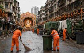 Ganesh Utsav2026 BMC Special Arrangements Lalbaug Parel - गणेशोत्सव के रंग में रंगा लालबाग-परळ लाखों भक्तों की आमद को देखते हुए बीएमसी के एफ-दक्षिण वार्ड ने की खास व्यवस्था