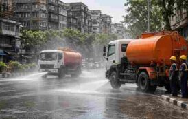 BMC To Wash Mumbai Roads Special Air Pollution Drive - वायु प्रदूषण पर नियंत्रण के लिए बीएमसी का एक्शन प्लान - 1 से 15 अक्टूबर तक विशेष अभियान चलाकर पानी से धोई जाएंगी मुंबई की प्रमुख सड़कें