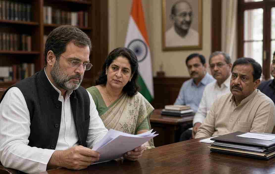 Congress Massive Reshuffle Rahul Priyanka 130 Leaders - कांग्रेस संगठन में बड़े बदलाव की तैयारी - राहुल और प्रियंका गांधी ने 130 नेताओं का लिया इंटरव्यू AICC  के 50 Rupees  सचिवों की छुट्टी तय