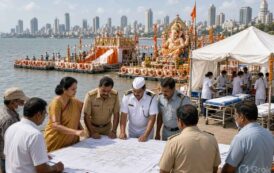 Ganesh Chaturthi 2026 BMC Preparations - मेयर रितु तावड़े ने गणेश मंडलों के साथ की चर्चा; 'श्री गणेश आरोग्याचा' अभियान के तहत महिलाओं की कैंसर स्क्रीनिंग और 6 फीट तक की मूर्तियों का कृत्रिम तालाबों में विसर्जन अनिवार्य।
