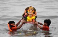 Ganesh Visarjan 2026 Mumbai 34403 Idols Immersed 6 AM - मुंबई में अनंत चतुर्दशी का महाविसर्जन  शनिवार सुबह 6 बजे तक 34,403 गणेश प्रतिमाएं विसर्जित  गिरगांव चौपाटी पर उमड़ा जनसैलाब
