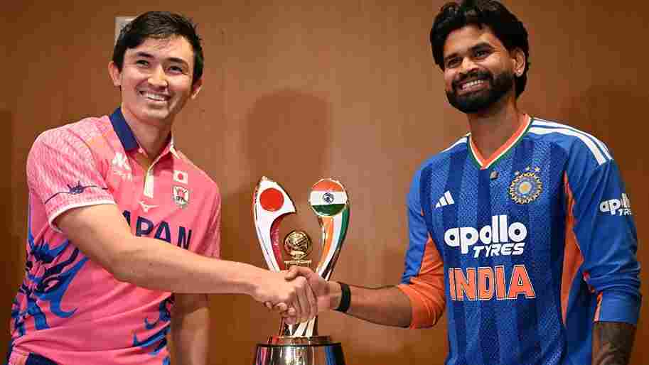 IND vs Japan T20 India Win Toss Elect To Bat 5 Overs Match - भारत बनाम जापान टी20 मुकाबला टॉस जीतकर पहले बल्लेबाजी का फैसला  गीली आउटफील्ड के कारण 5-5 ओवर का हुआ मैच