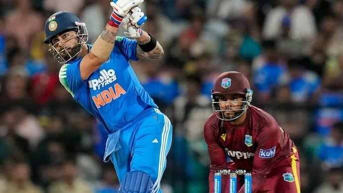 Virat Kohli 139 India vs West Indies 1st ODI Records Milestone - तिरुवनंतपुरम में विराट कोहली का ऐतिहासिक तूफान  वेस्टइंडीज के खिलाफ नाबाद 139 रन ठोक पूरे किए 15,000 वनडे रन, सचिन के कई रिकॉर्ड किए ध्वस्त