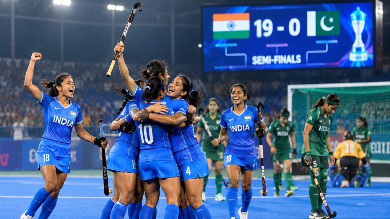 India Demolish Pakistan 19-0 Junior Asia Cup - India Demolish Pakistan 19-0 To Storm Into Women's Hockey Junior Asia Cup Semi-Finals