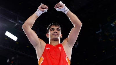 Ankush Panghal Asian Games 2026 Boxing Final Fazliddin Erkinboev - एशियन गेम्स 2026 में अंकुश पंघाल का धमाकेदार पंच - उज्बेक वर्ल्ड चैंपियन फजलद्दीन एर्किनबोएव को हराकर पुरुषों के 80 किग्रा बॉक्सिंग फाइनल में बनाई जगह