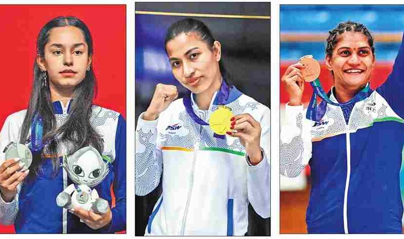 Asian Games 2026 Indian Women  - एशियन गेम्स 2026 में भारतीय बेटियों का ऐतिहासिक पराक्रम भारत के 21 गोल्ड में से 11 महिला स्पर्धाओं से आए, पोडियम पर स्थापित किए नए कीर्तिमान