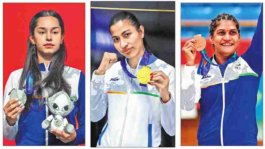 Asian Games 2026 Indian Women  - एशियन गेम्स 2026 में भारतीय बेटियों का ऐतिहासिक पराक्रम भारत के 21 गोल्ड में से 11 महिला स्पर्धाओं से आए, पोडियम पर स्थापित किए नए कीर्तिमान