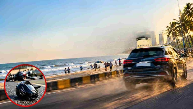 Gorai Beach Hit And Run Speeding - Hit-And-Run Horror Speeding Mahindra Thar First Rams Auto-Rickshaw, Then Knocks Down 4 Women Tourists At Gorai Beach; Driver Booked