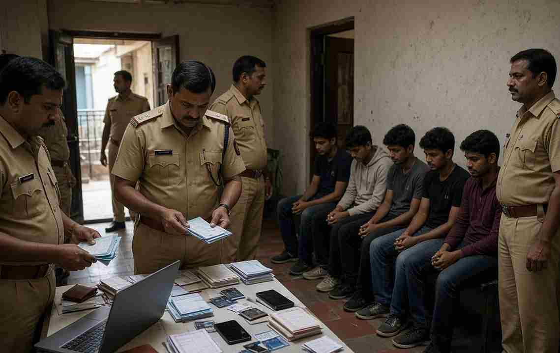 Pune Wanwadi Police Bust Mule Bank Account  - पुणे में 1.80 करोड़ रुपये के साइबर फ्रॉड का भंडाफोड़ वानवड़ी पुलिस ने 'म्यूल बैंक अकाउंट' गिरोह के पांच शातिरों को किया गिरफ्तार